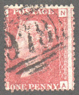 Great Britain Scott 33 Used Plate 110 - NA - Click Image to Close
